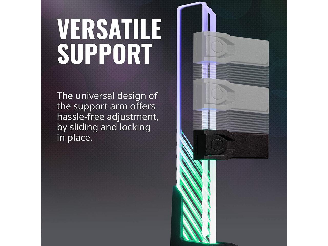 Cooler Master MasterAccessory ARGB GPU Support Bracket, EdgeLit ARGB
