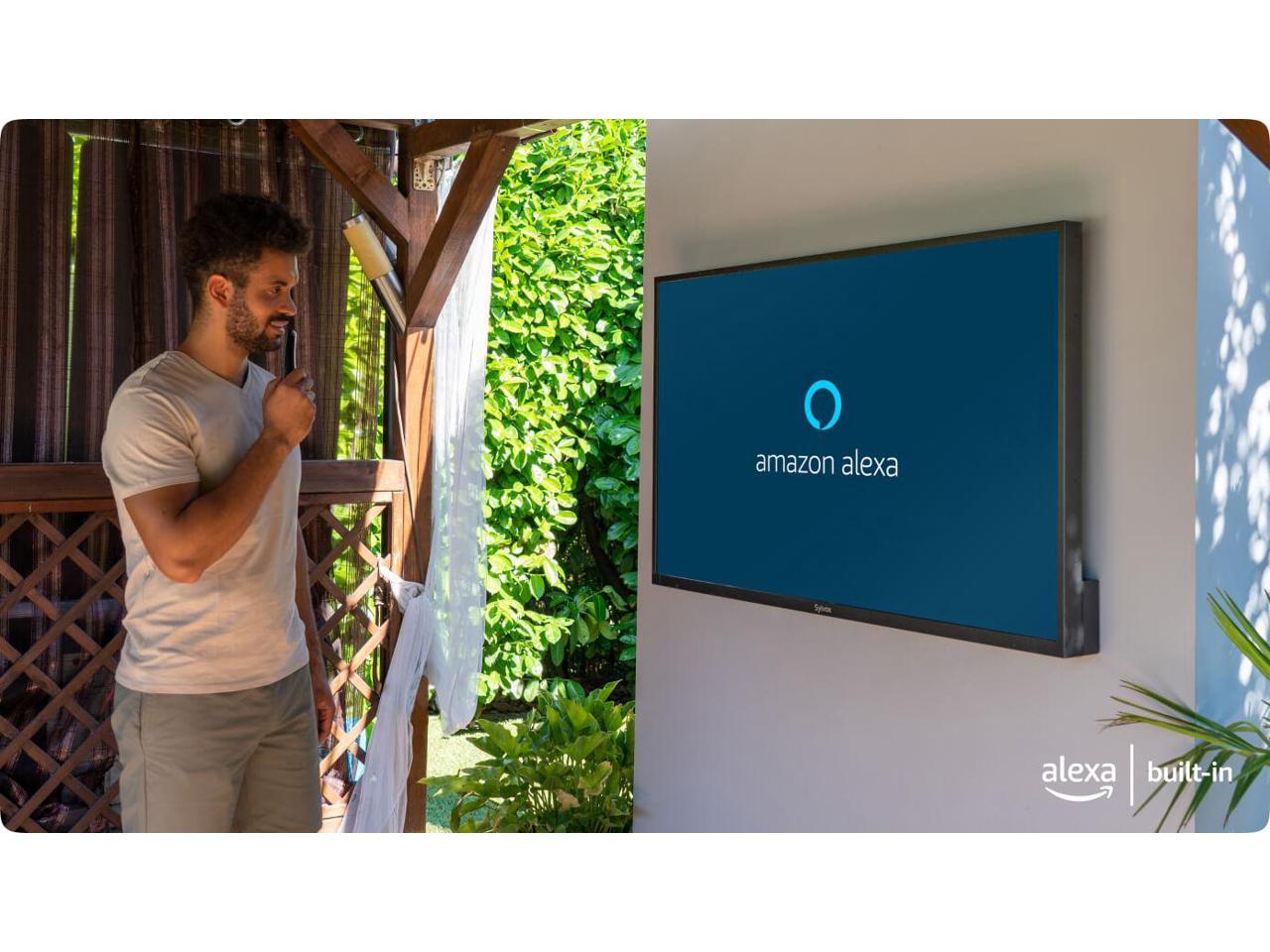 SYLVOX 43inch Outdoor Smart TV, 4K UHD QLED Television Compatible with