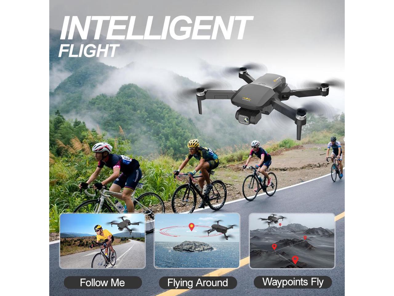 GPS Drone with Camera 4K,3-axis Gimbal, FPV Quadcopter for Adults ...