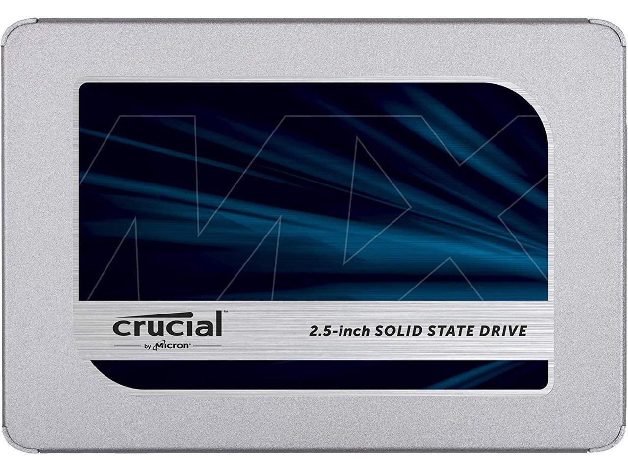 Crucial MX500 500GB 3D NAND SATA 2.5 Inch Internal SSD, up to