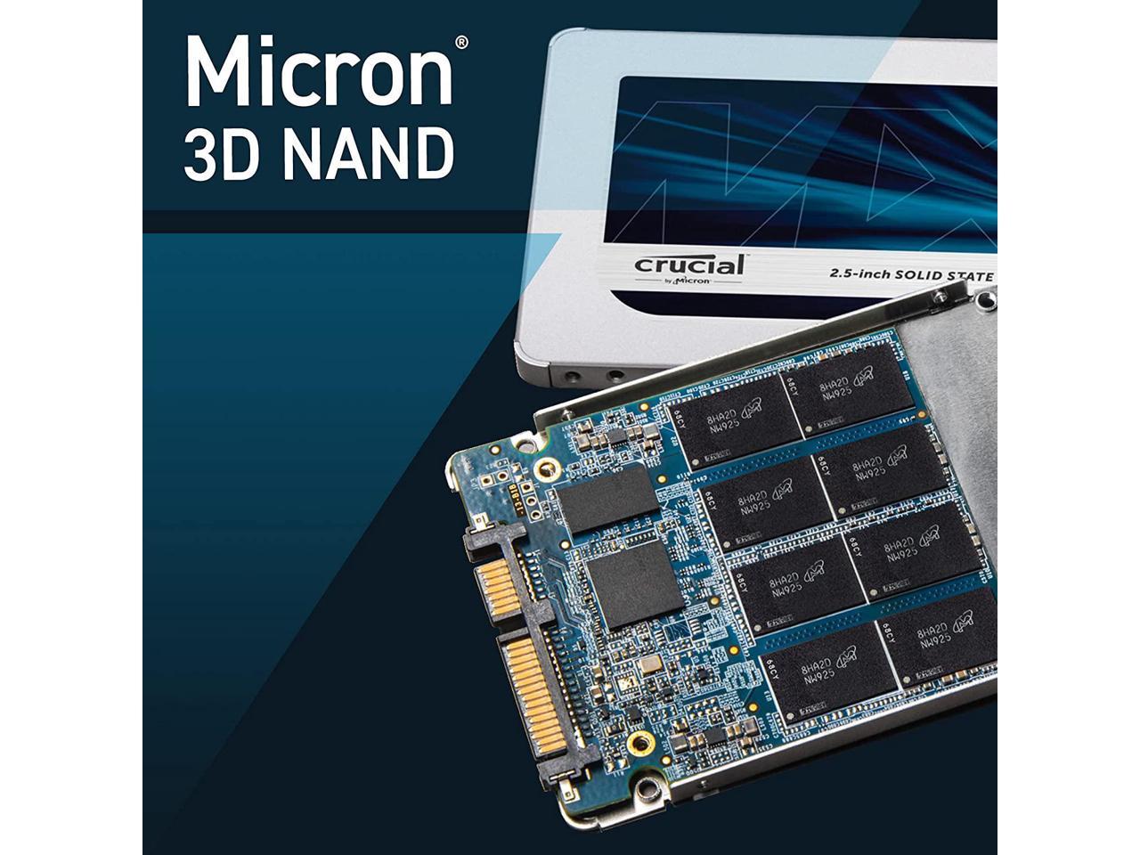 Crucial MX500 500GB 3D NAND SATA 2.5 Inch Internal SSD, up to 560 MB/s -  CT500MX500SSD1