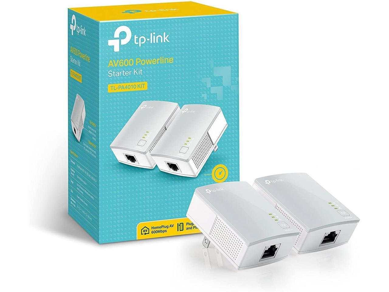 TPLink AV600 Powerline Adapter(TLPA4010 KIT) Plug&Play