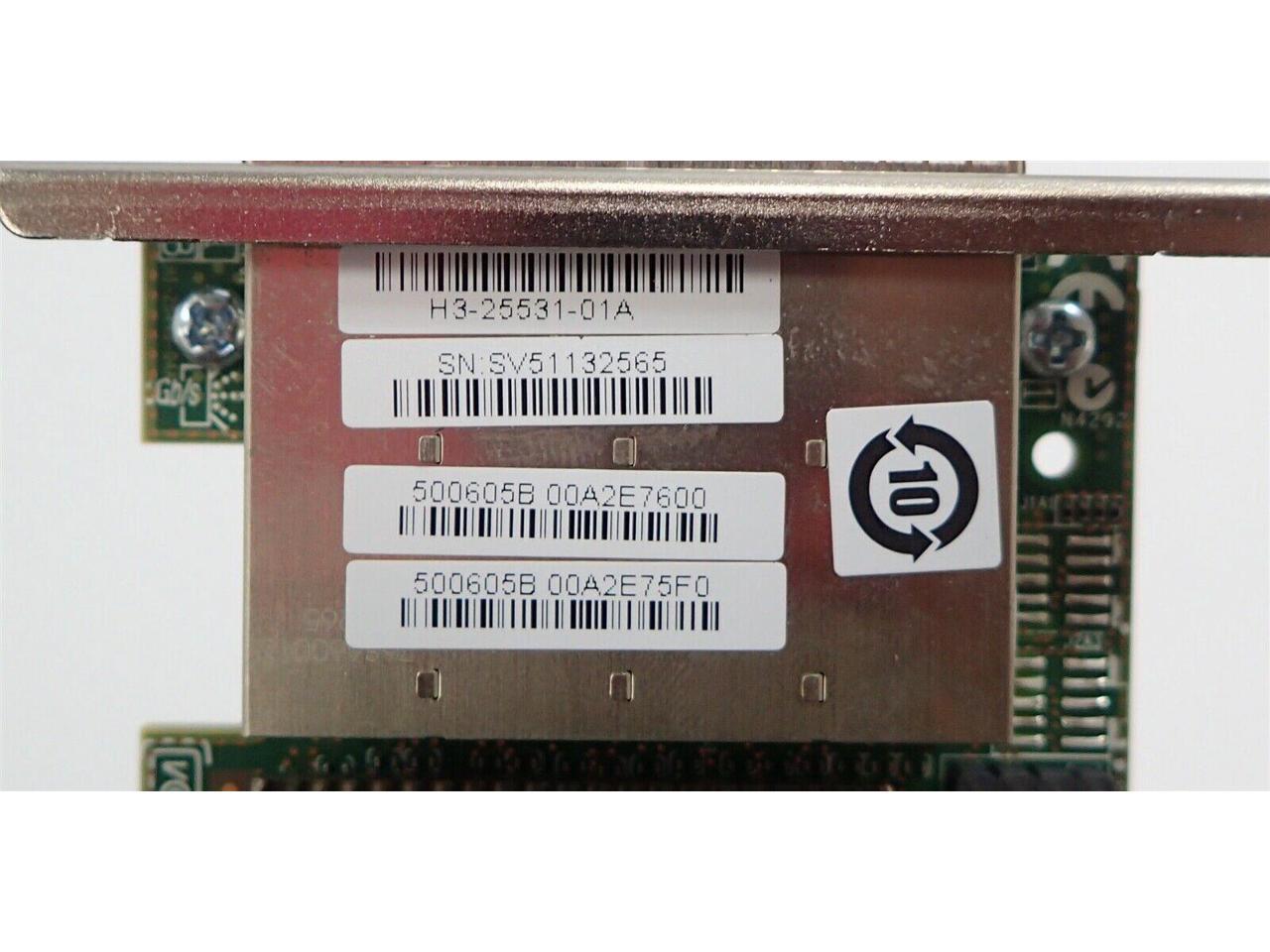 LSI 9206-16E Quad Port SAS 6Gb/s PCI-e HBA Host Bus Adapter Card H3 ...