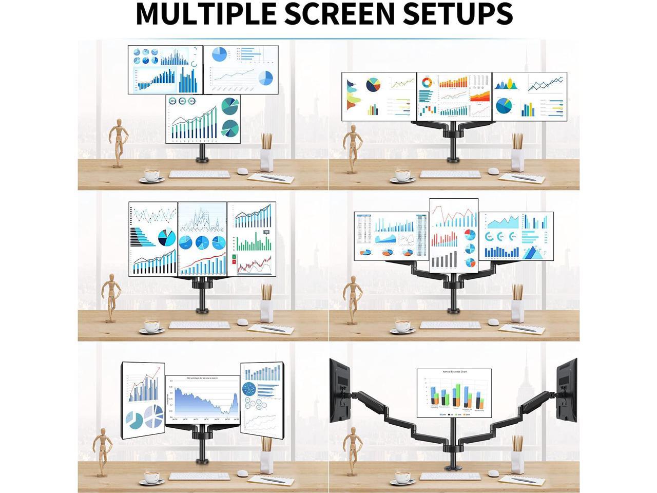 mountup triple monitor stand mount