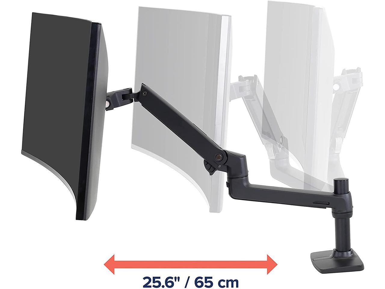 Ergotron - LX Single Monitor Arm， VESA Desk Mount - for Monitors