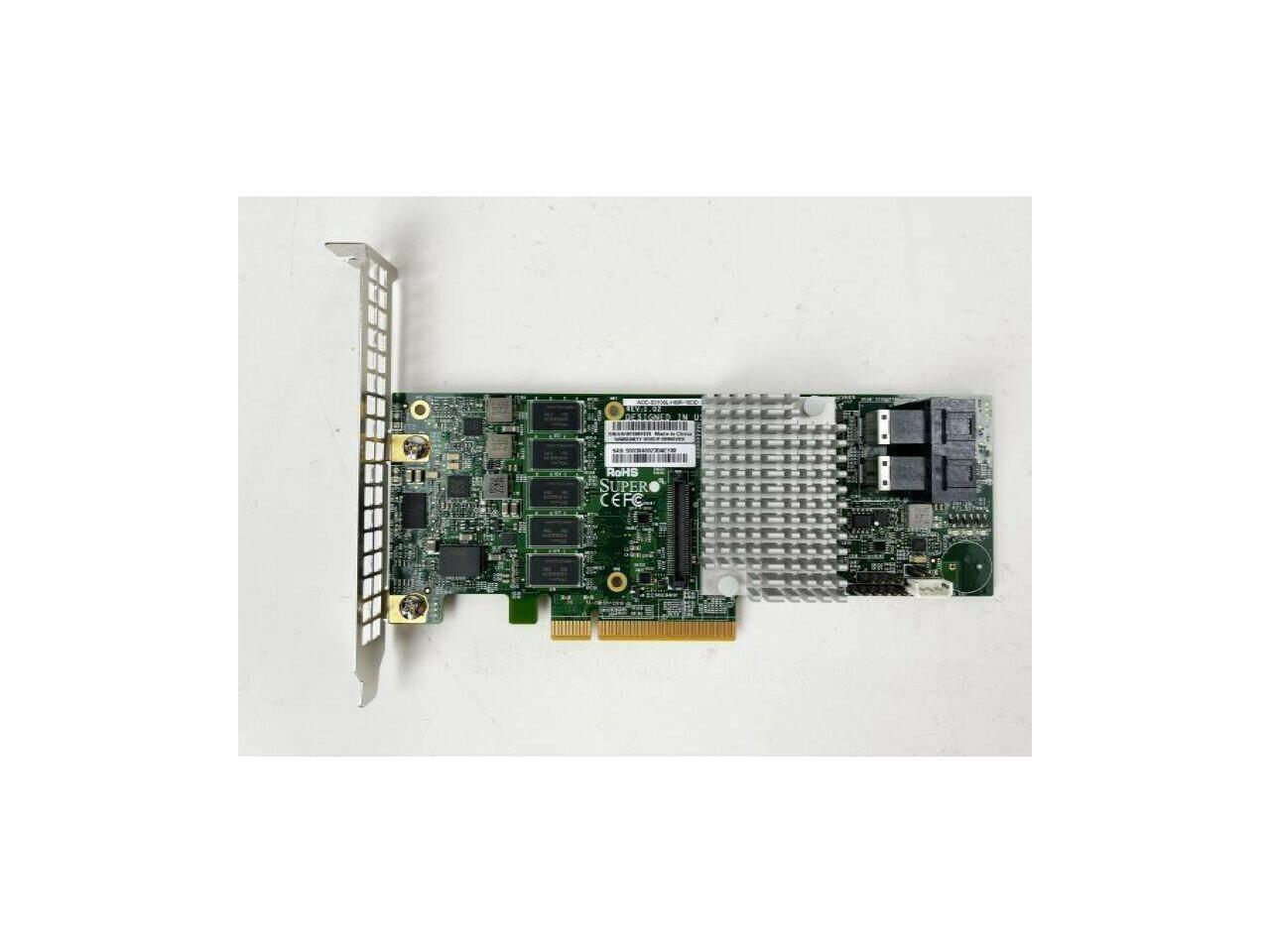 Supermicro AOCS3108LH8iR 12Gb/s 8Port SAS SATA RAID Controller Add