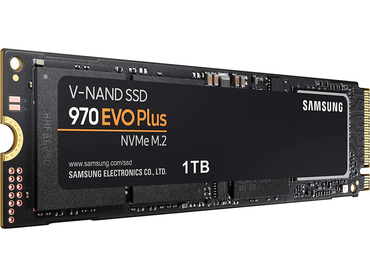 SAMSUNG 970 EVO Plus SSD 1TB, M.2 NVMe Interface Internal Solid State Hard with V-NAND Technology for Gaming, Graphic Design - Newegg.com