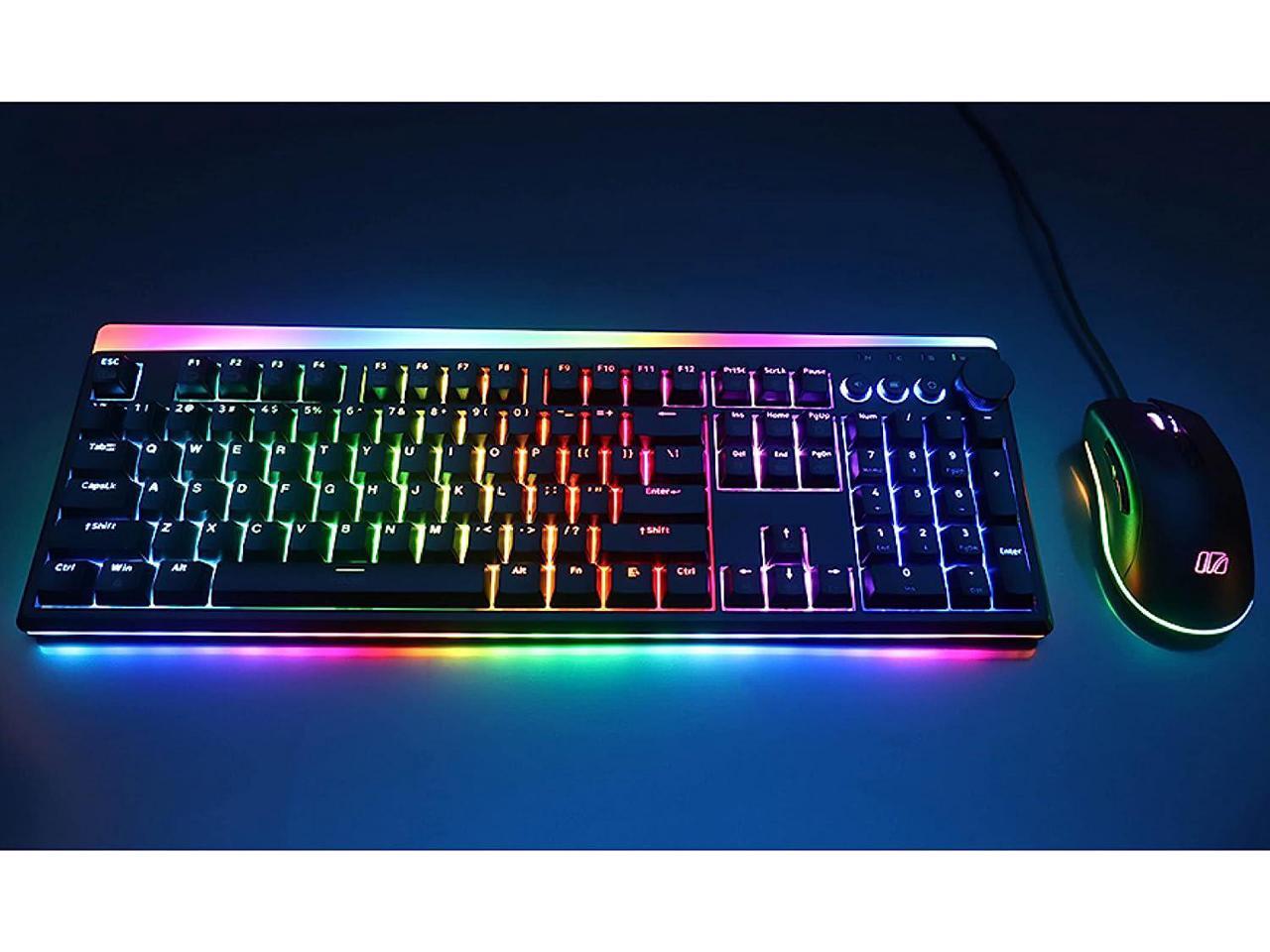 iRocks K71 Wireless RGB Mechanical Keyboard with Media Control Knob