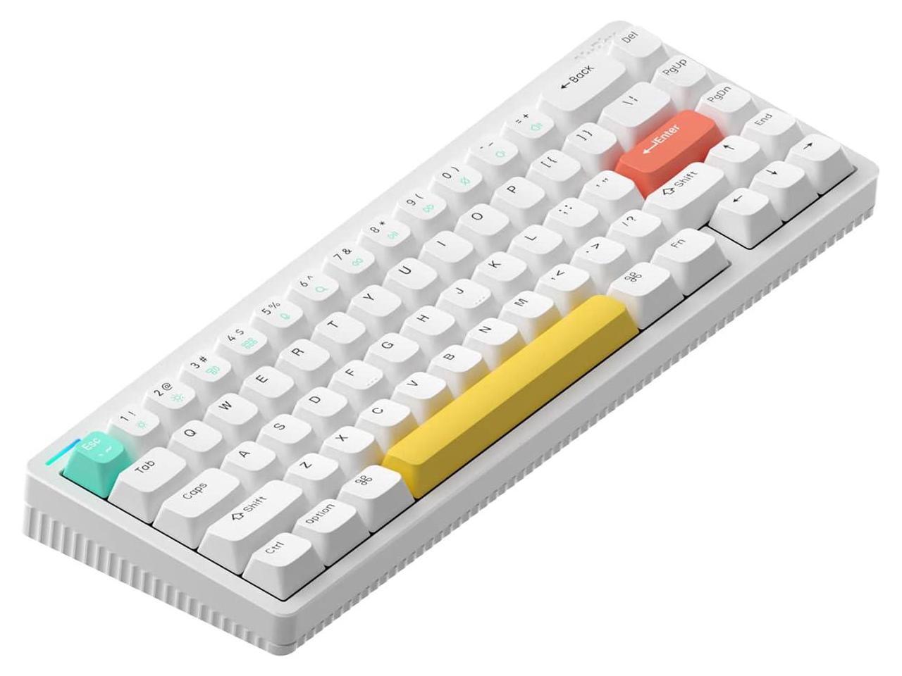 Nuphy Halo65 ホワイト Baby Kangaroo軸 キーボード