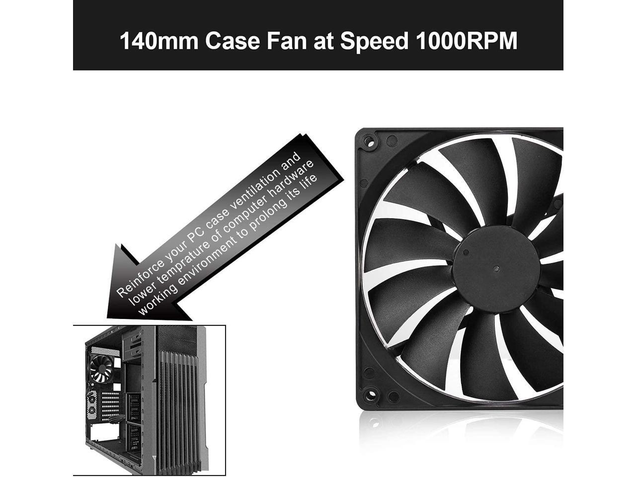 140mm Case Fan Quiet High Performance PC Fan 140mm Standard Case Fan