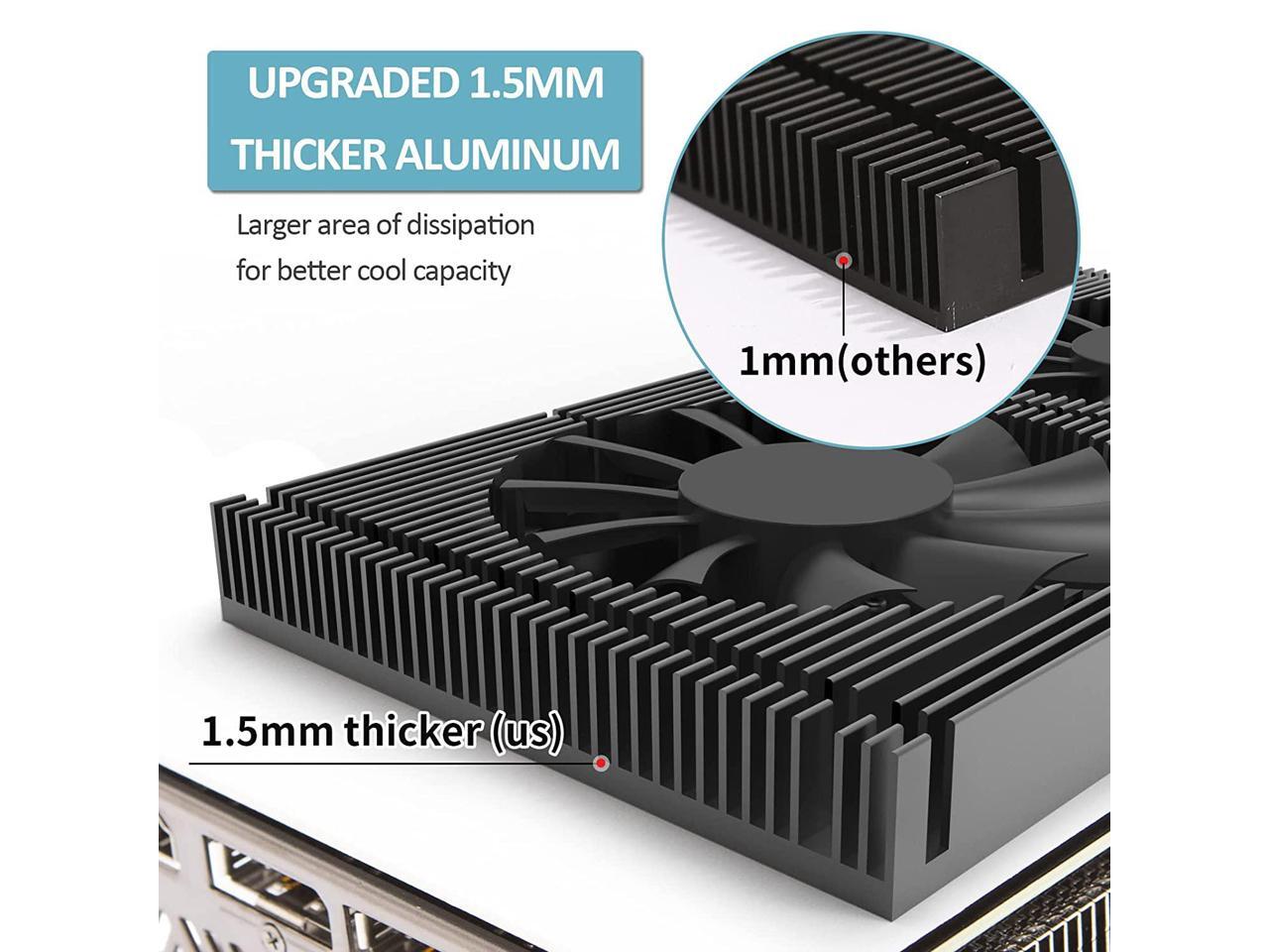 PANOMOUNTS GPU Backplate Memory Radiator Aluminum Heatsink Cooler with