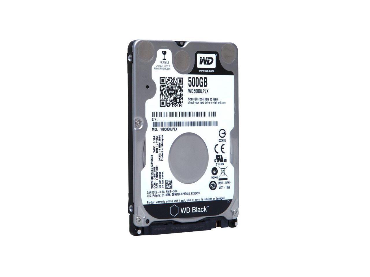 Refurbished: WD5000LPLX-75ZNTT0 - Western Digital Black 500GB 7200RPM ...