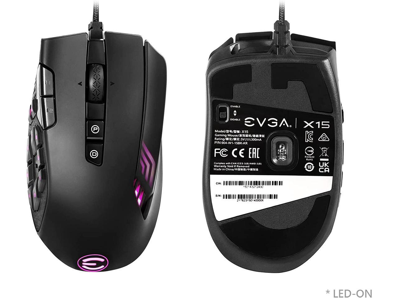 直売激安 EVGA X20 Wireless Gaming Mouse， Wireless， Grey