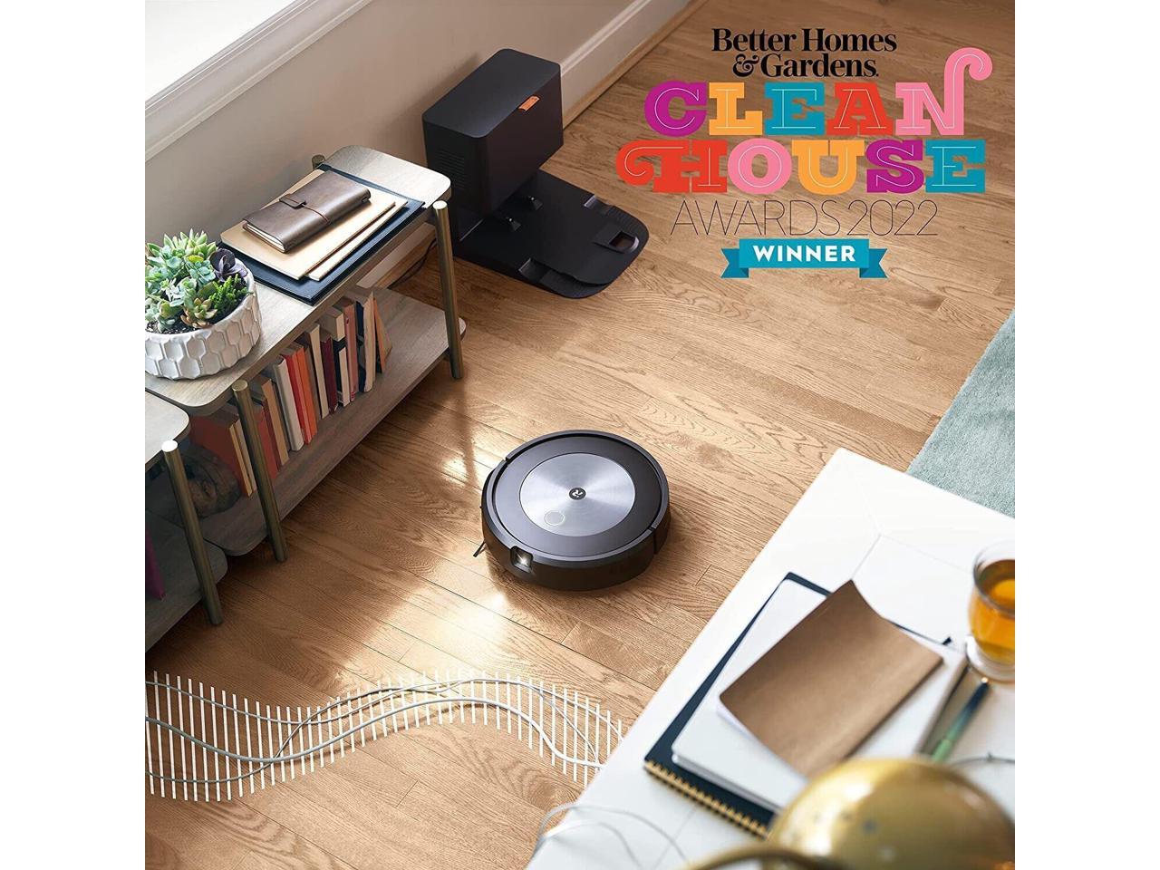 Refurbished iRobot Roomba j7+ SelfEmptying Robot Vacuum Avoids Common