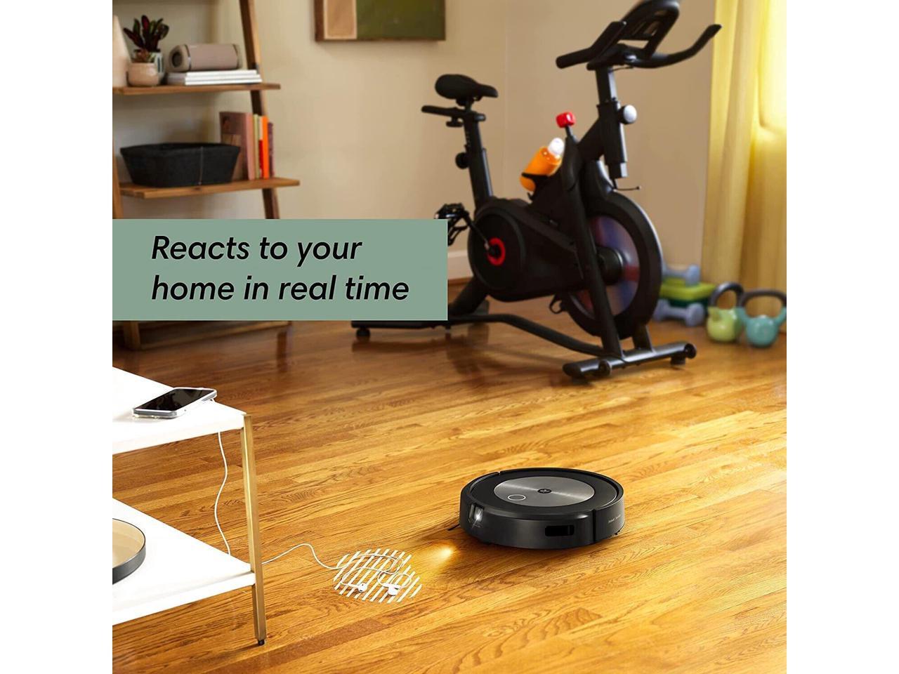 Refurbished iRobot Roomba j7+ SelfEmptying Robot Vacuum Avoids Common