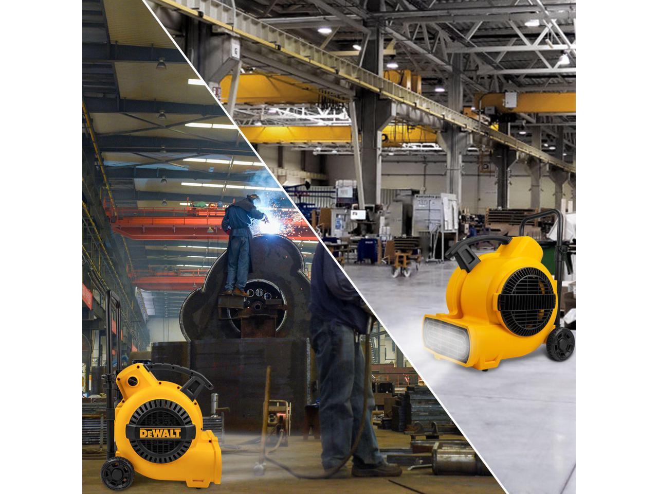 DEWALT Air Mover, Floor Dryer, 3 Speed MAX 1800 CFM