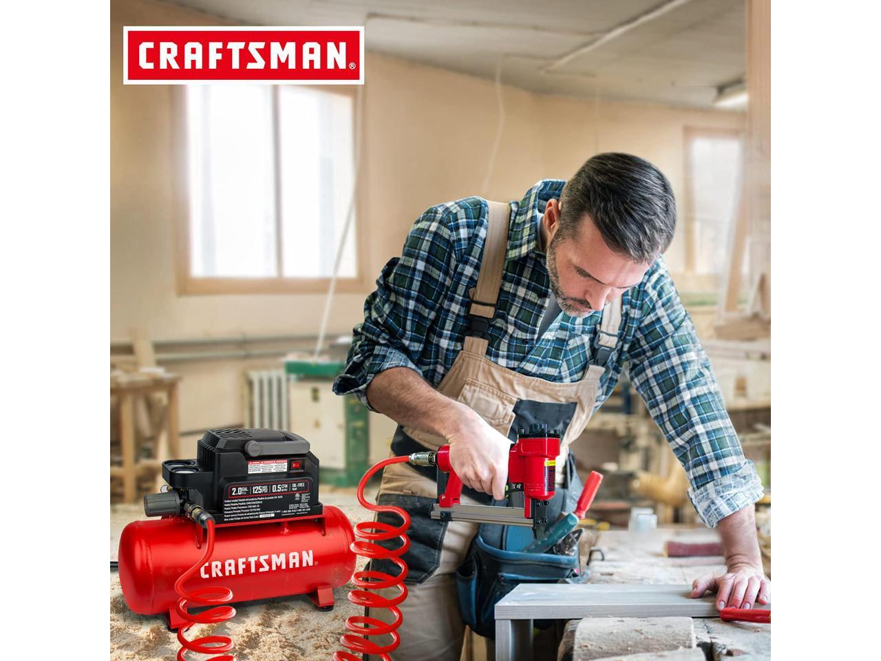 CRAFTSMAN Air Compressor Tire Inflator, 2 Gallon Portable Air