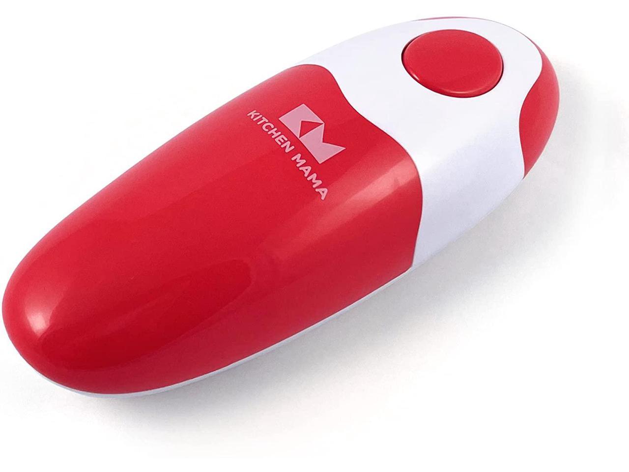 Battery Operated & Portable Smooth-Edge Cut Perfect for Senior with Arthritis Kitchen Mama Automatic Electric Can Opener Ergonomic Easy to Use and Hands-Free 