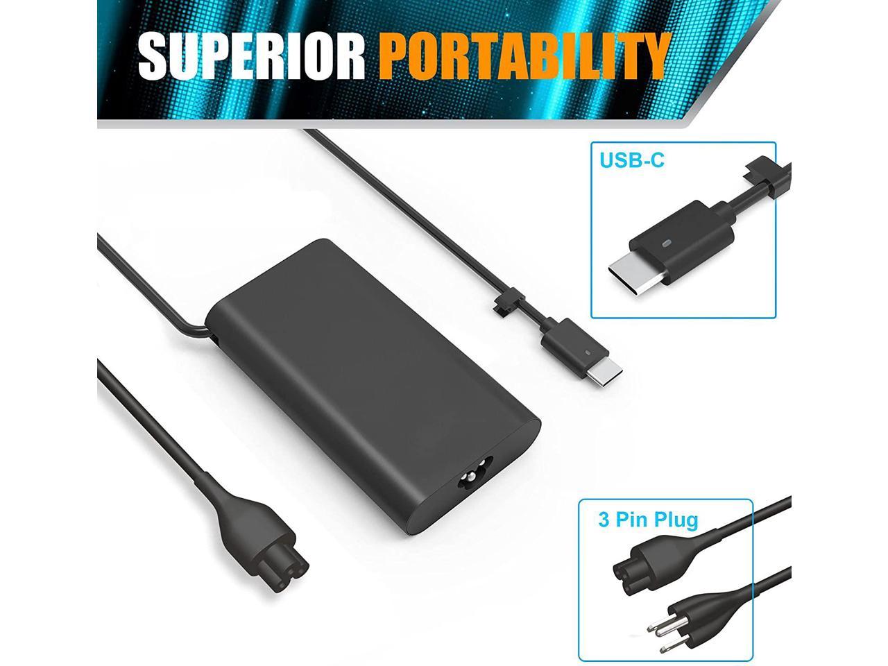 USB-C Laptop Charger 45W compatible with Dell Latitude 7390 2in1 7275 ...