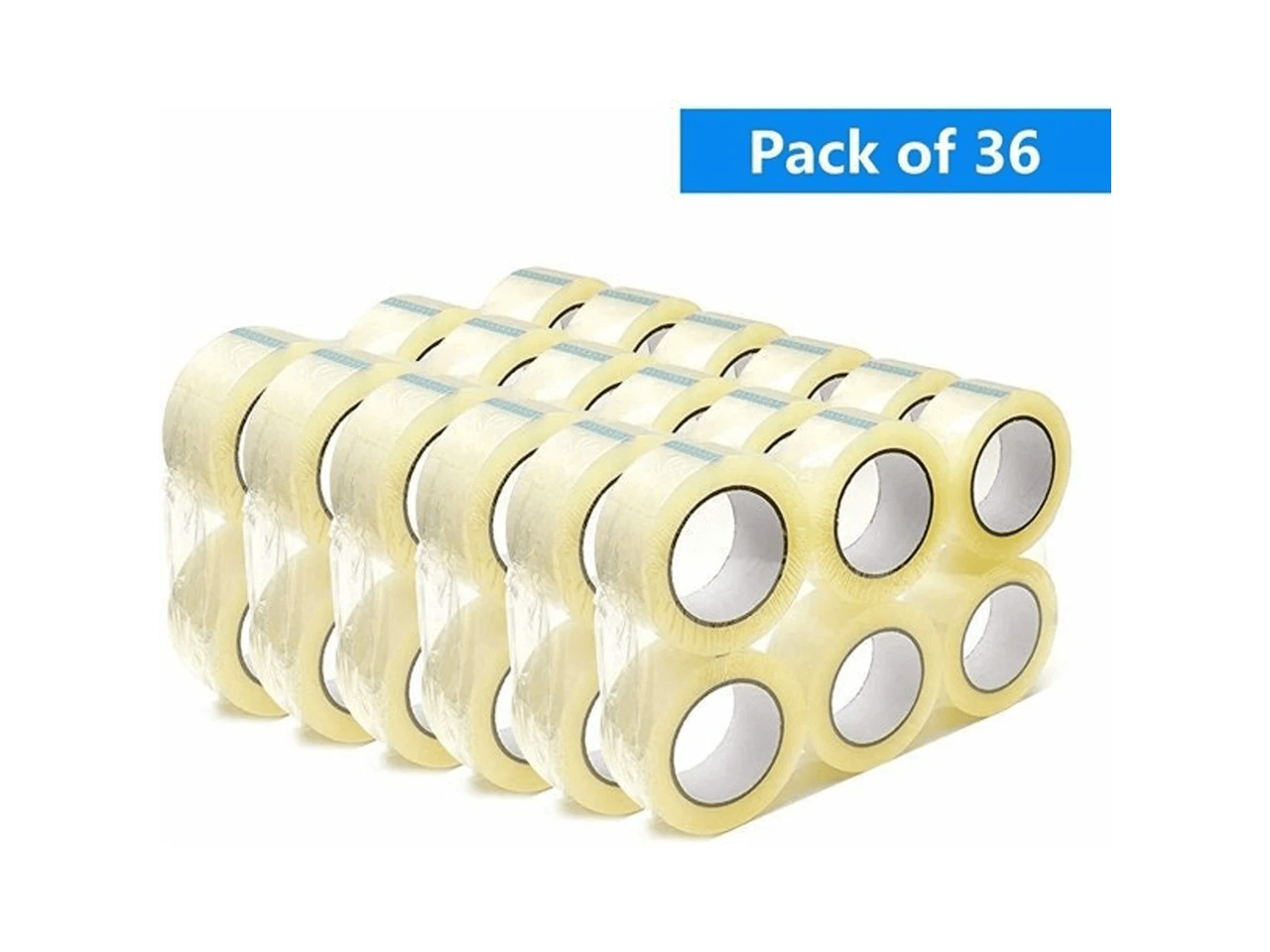 36-rolls-clear-packaging-tape-2-x110-yards-1-8-mil-heavy-duty-tape