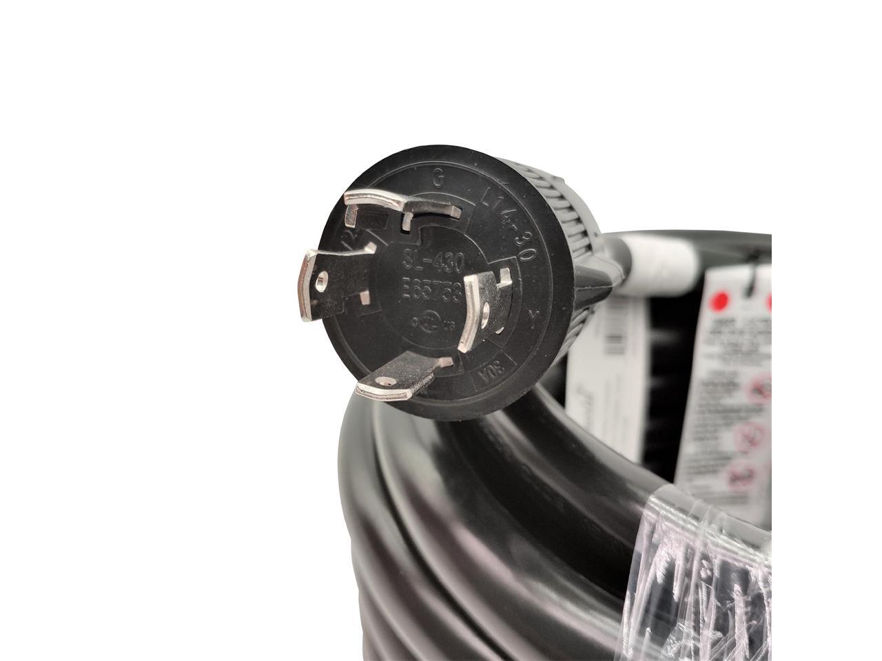 Parkworld 62305A NEMA L1430 Extension Cord Generator 4Prong 20 AMP