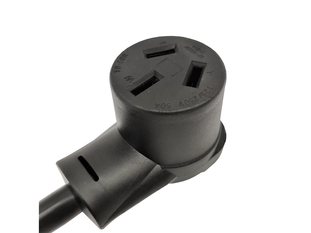 Parkworld 61650 Adapter Power Cord 20 AMP Plug 620P to 1050R Dryer 3 Prong 50 AMP 250V