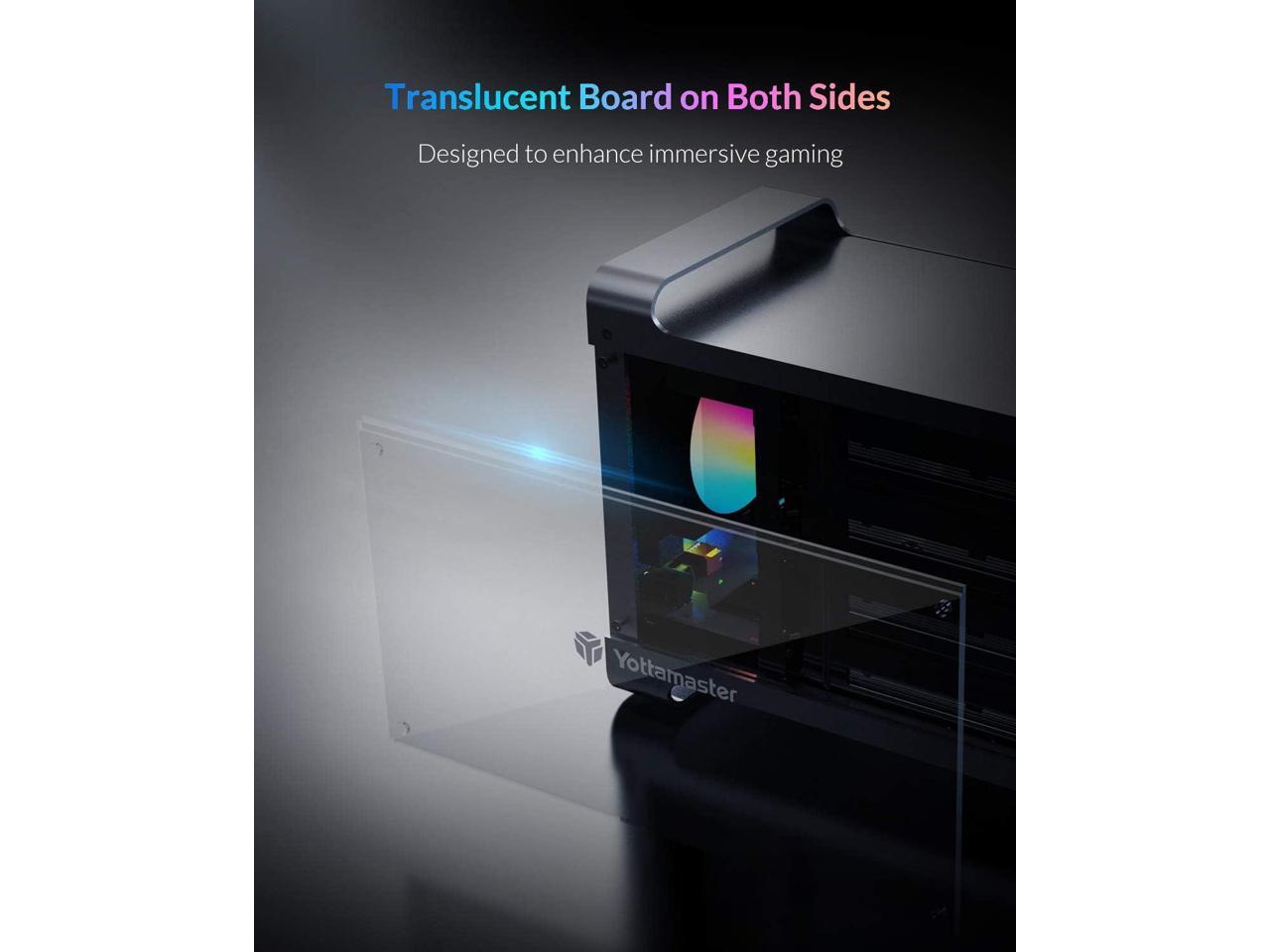 Yottamaster 4 Bay Hard Drive Enclosure,Aluminum Alloy 2.5"& 3.5" SATA