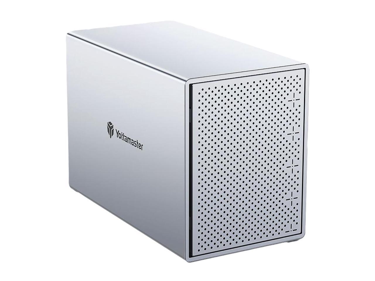 Yottamaster 5 Bay External Hard Drive Enclosure, Aluminum USB3.0 3.5 ...