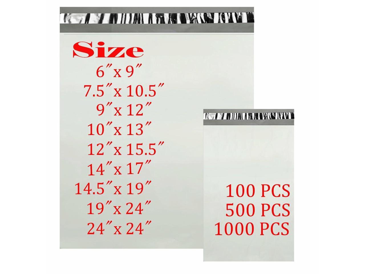 25 24x24 White Poly Mailers Bag Self Seal Shipping 24" x 24" 2MIL 