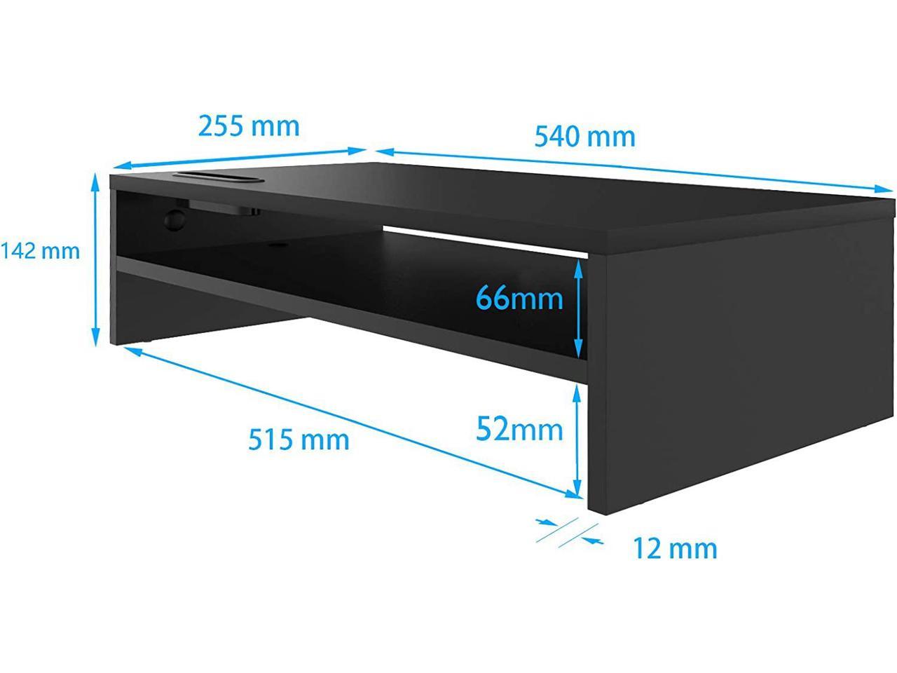 bontec wood monitor stand