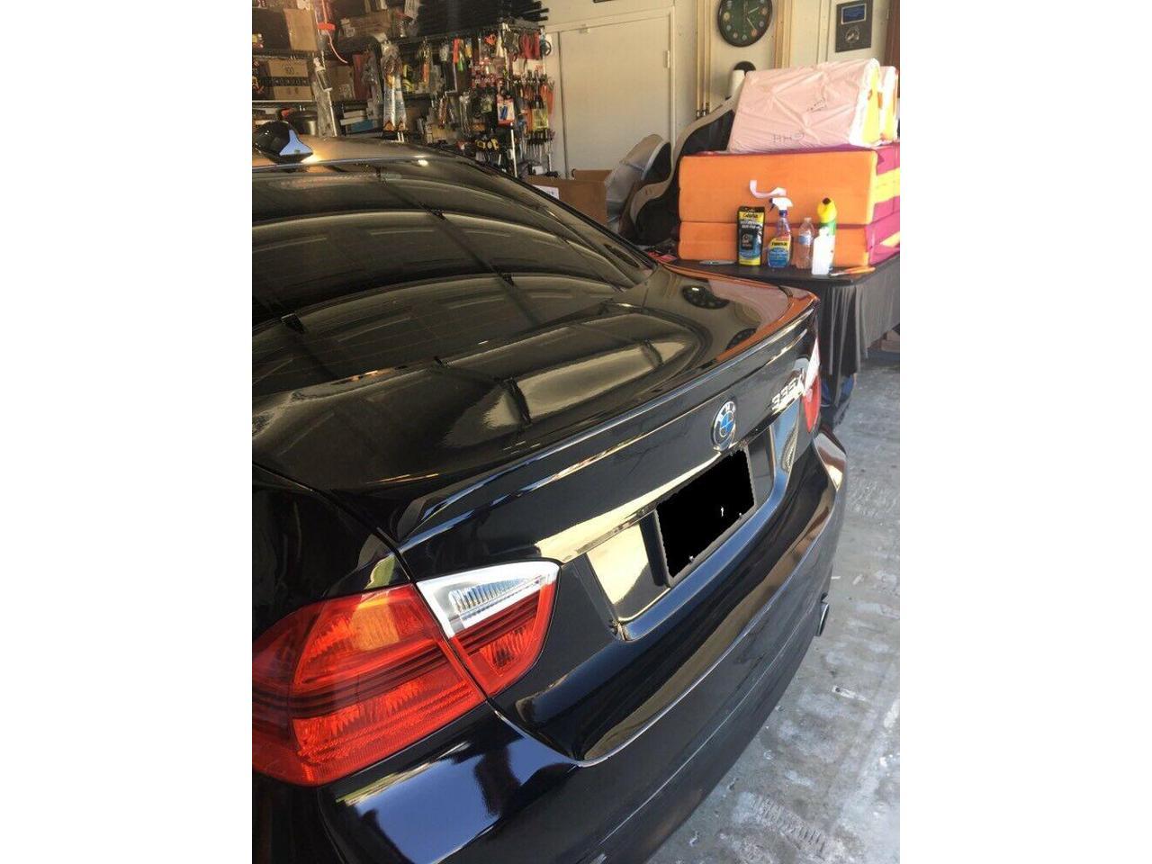 Painted Fit For BMW 3-Series E90 4D Sedan OE Type Trunk Spoiler 2011 #668