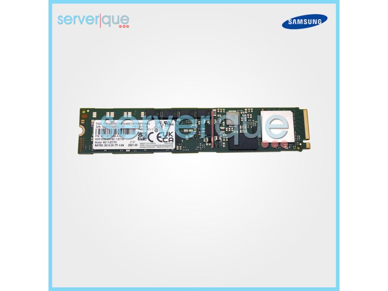 Refurbished MZ1LB3T80 Samsung PM983 3.84TB PCIe Gen3 x4 NVMe M.2