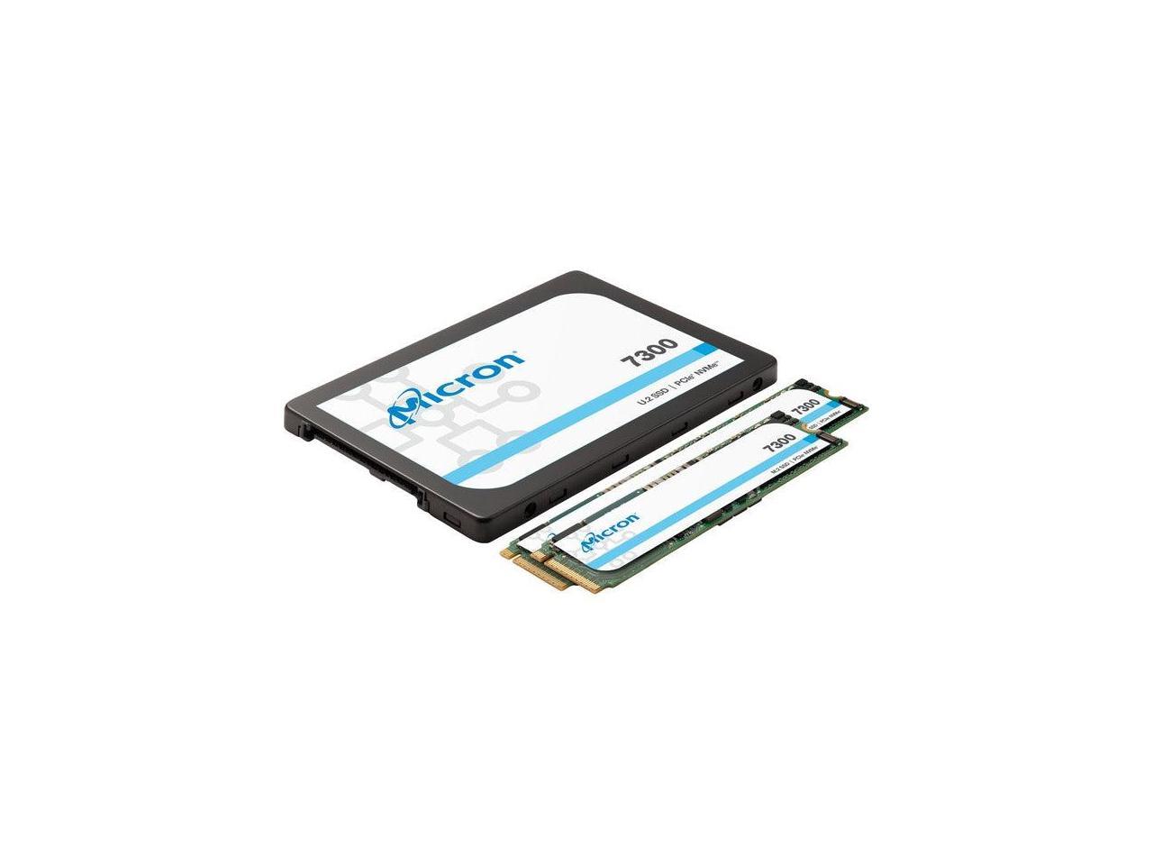 Micron 7300 Pro 3.84TB 3D TLC PCIe Gen3 x4 NVMe U.2 2.5-Inch Data ...