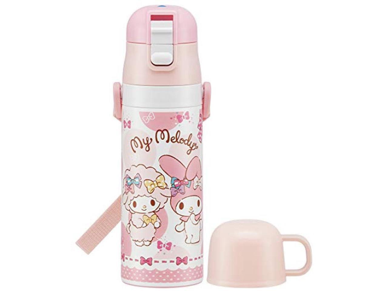 skater for children 2WAY stainless Water bottle With cup My melody Tokimeki  Ribbon Sanrio 430ml SKDC4-A - Newegg.com