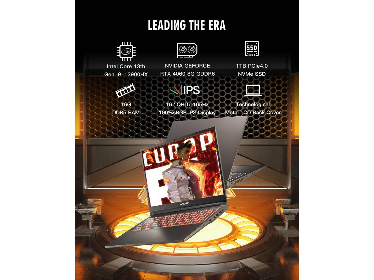 Hasee TX (16'', i9-13900HX, RTX4060), Gaming Laptop, i9-13900HX 5.4GHz ...
