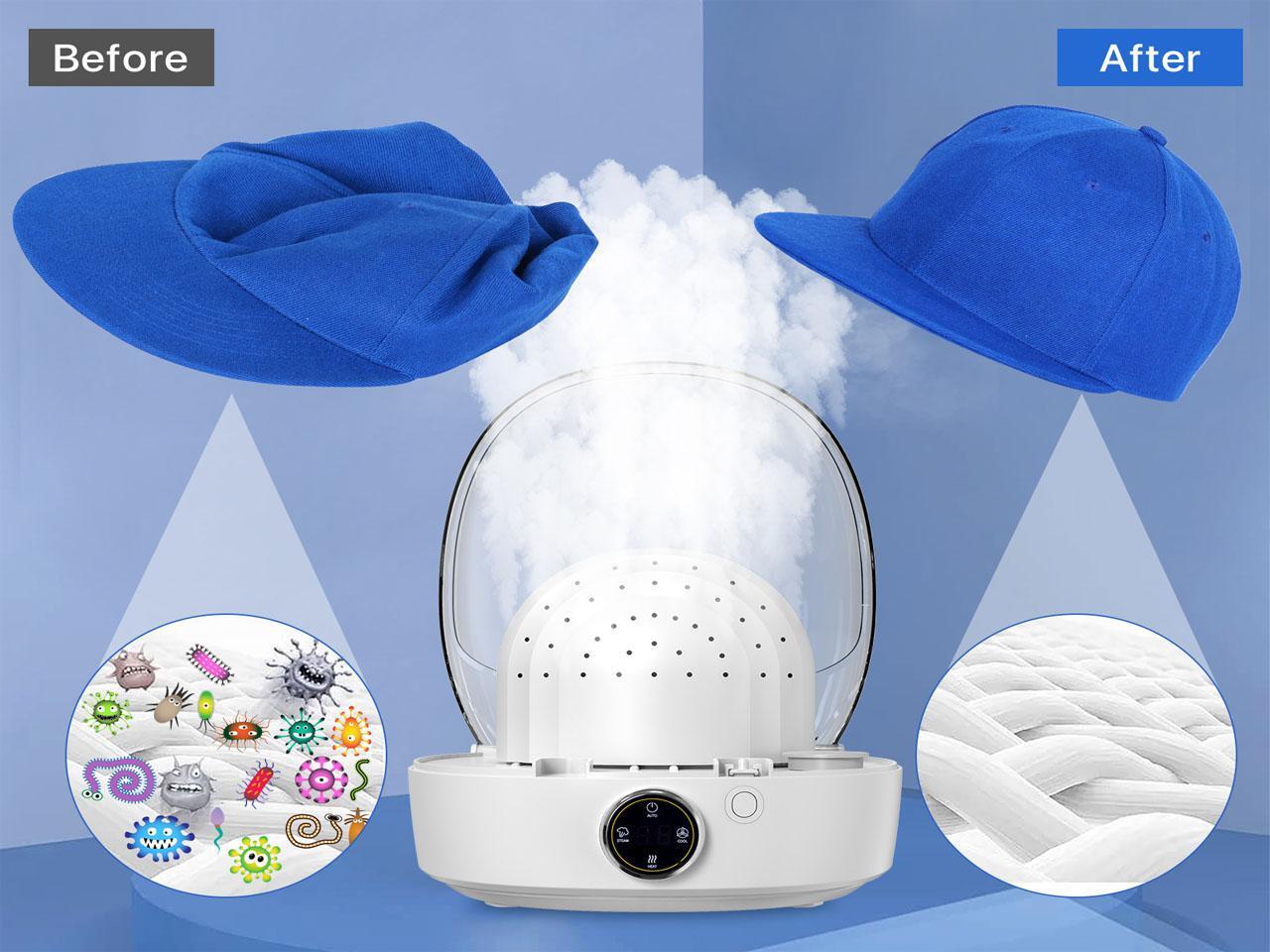 Hat Iron and Hat Cleaner with Steam,Hat Dryer with Hot/Cold Air,Steam