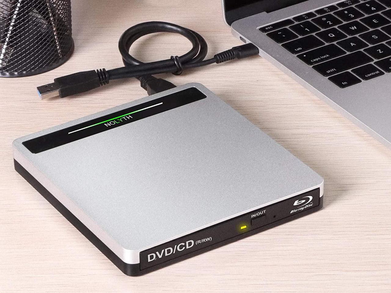 External Blu Ray Drive NOLYTH USB 3.0 TypeC Bluray Drives Portable