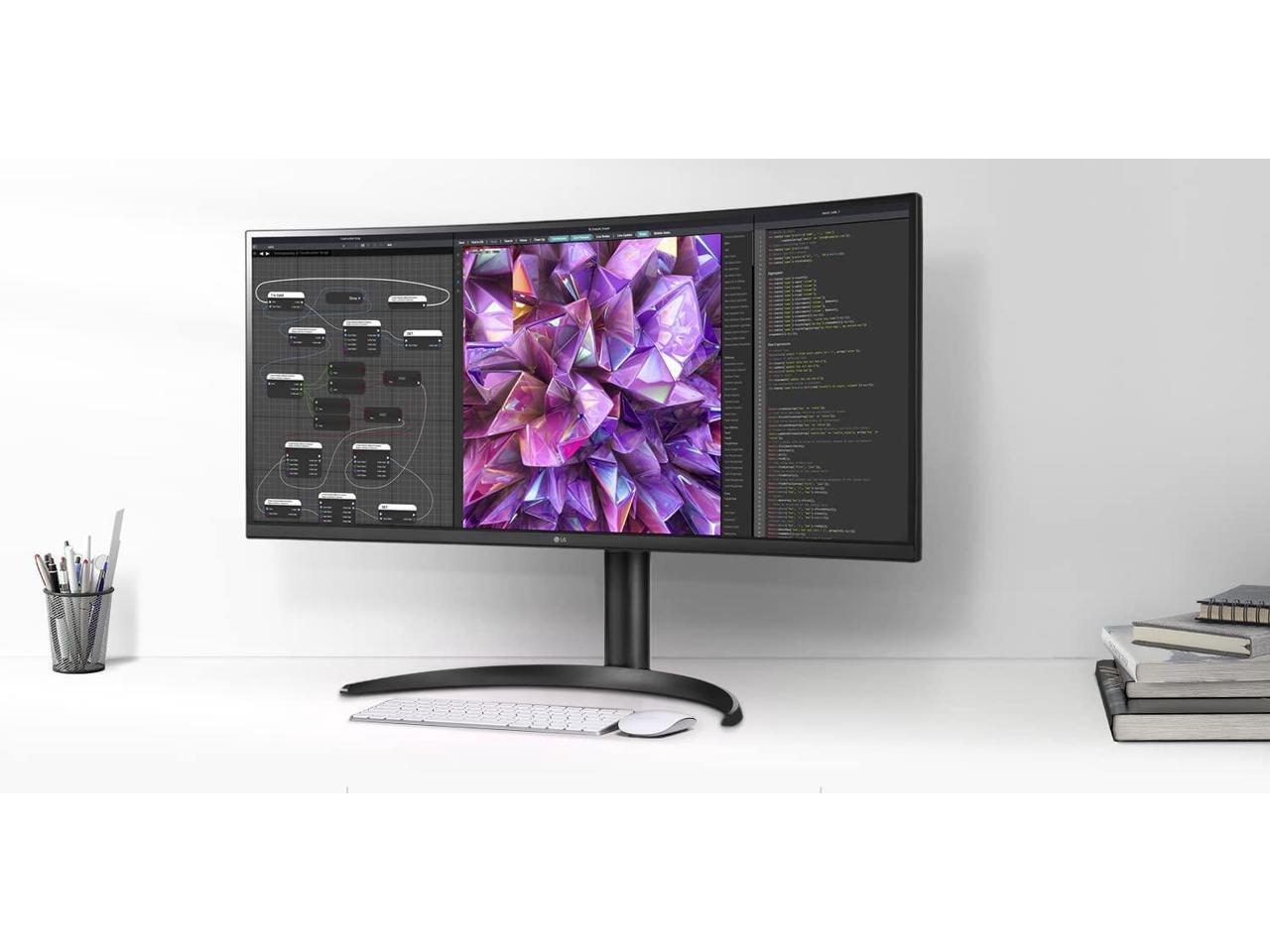 LG UltraWide QHD 34Inch Curved Computer Monitor 34WQ73AB, IPS with