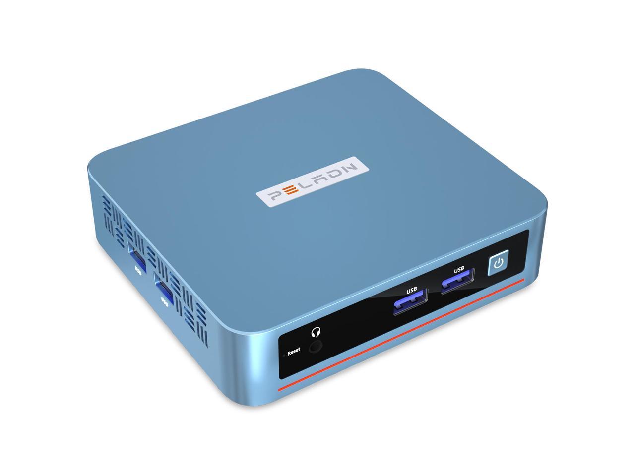 Peladn Desktop Mini PC WI-4 intel Celero N5095 Desktop Computer with 