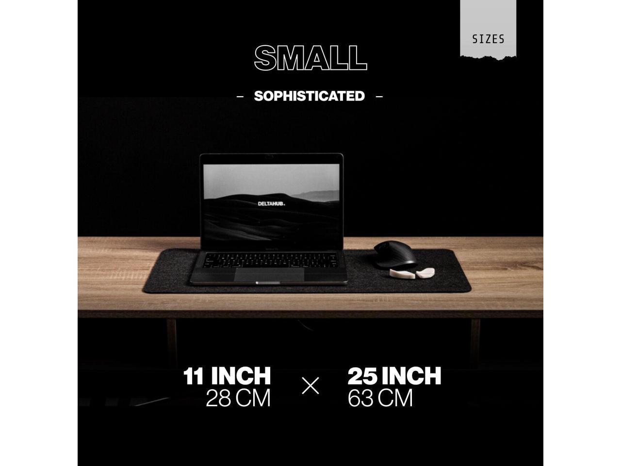 DELTAHUB Minimalistic Felt Desk Protective Pad, AntiFray, AntiSlip