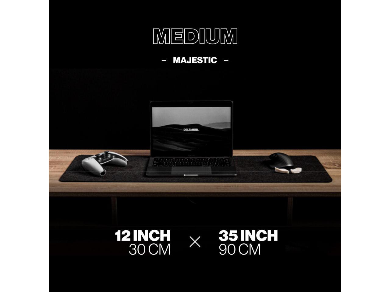 DELTAHUB Minimalistic Felt Desk Protective Pad, AntiFray, AntiSlip