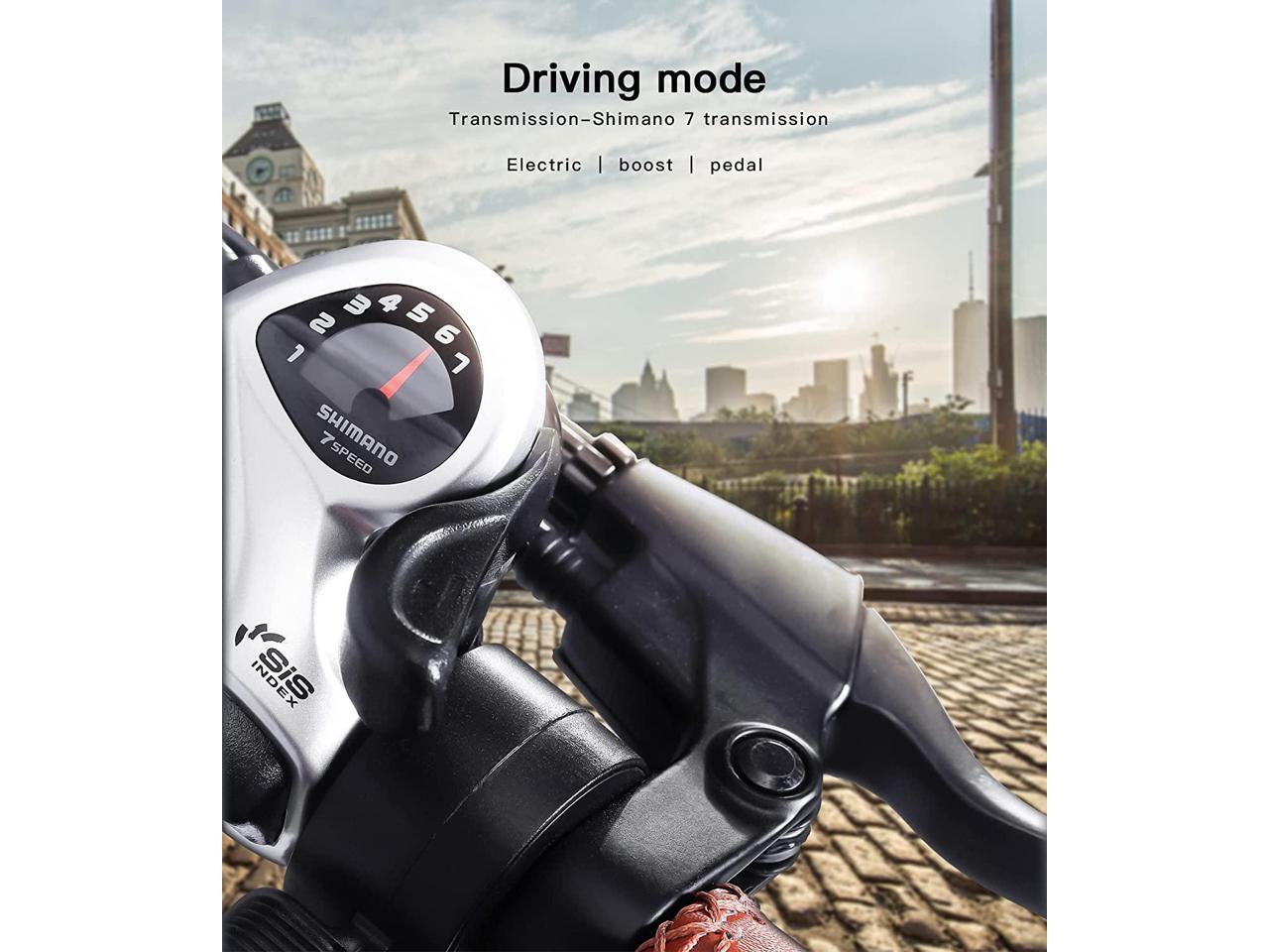 Bezior Electric Bike XF001 for Adults, 20" x 4.0 Fat Tire Electric