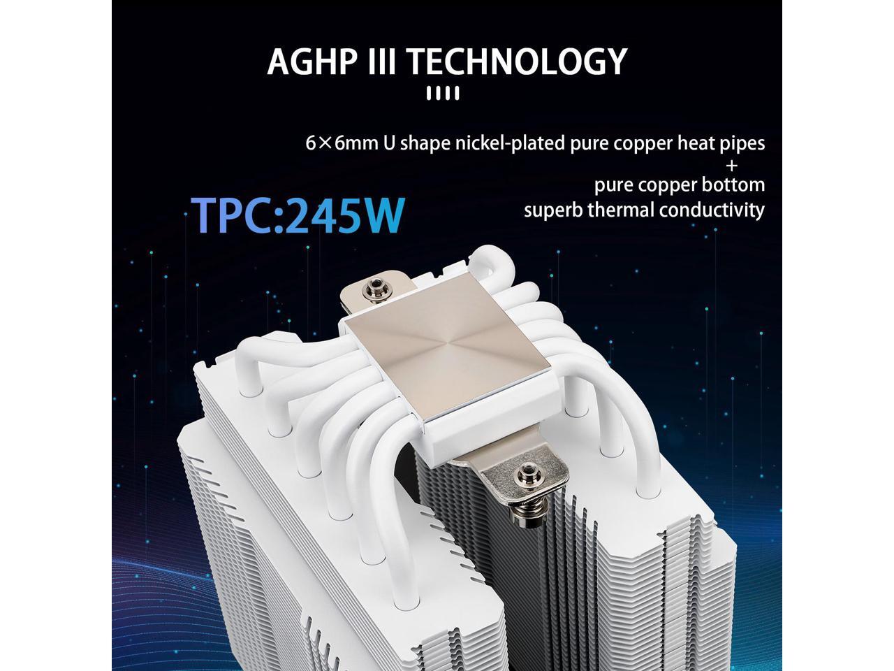 Thermalright Peerless Assassin 120 WHITE ARGB CPU Air Cooler,6 Heat Pipes, Dual 120mm TLC12WS