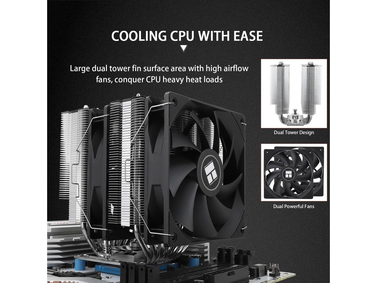 Theralright PS120SE CPU Air Cooler, 7 tubi di calore CPU Cooler