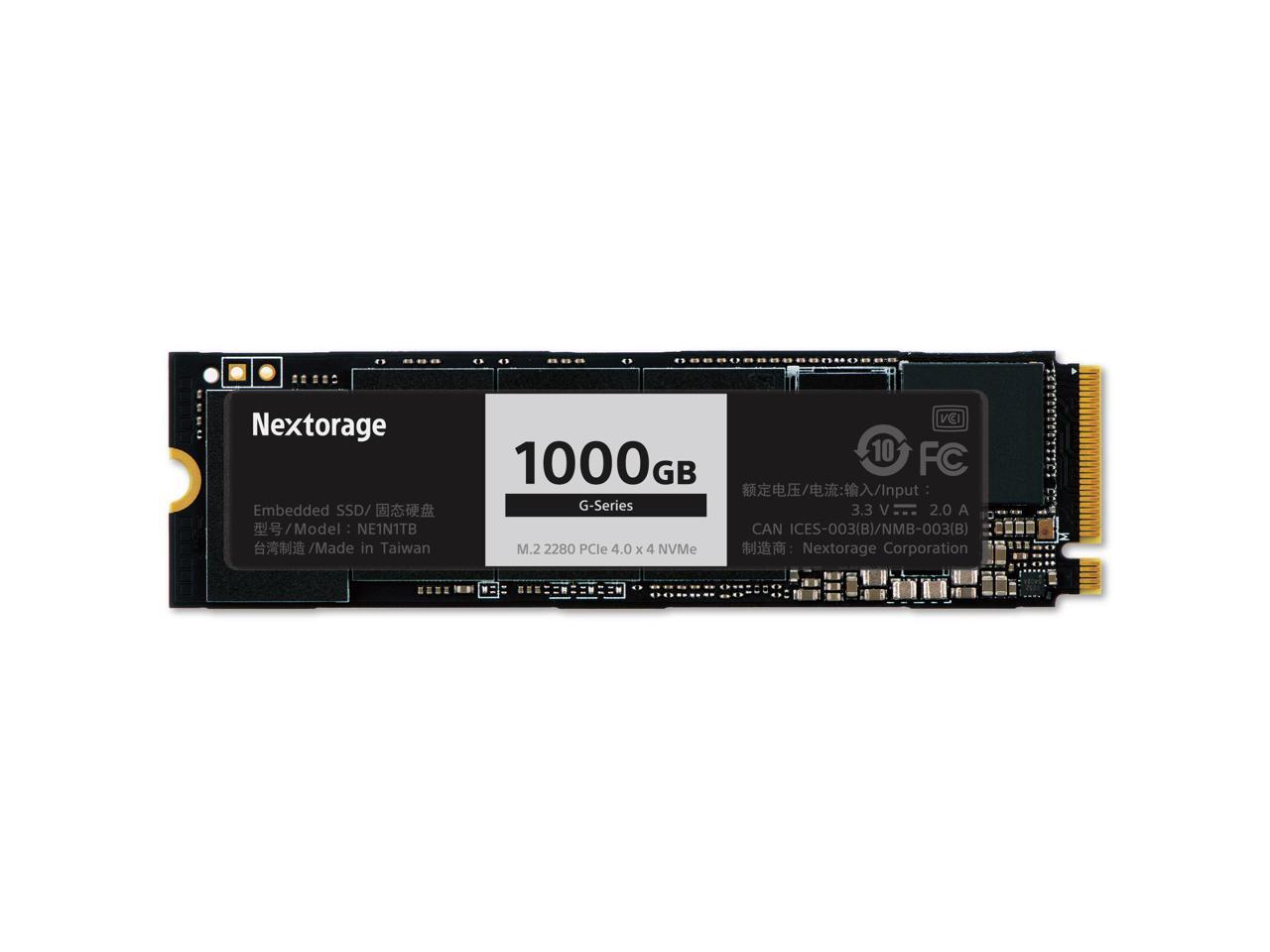 Nextorage Japan 1TB NVMe M.2 2280 PCIe Gen.4 Internal Read Speed up to 7300MB/s Write Speed Up to 6000 MB/s Read Speed up to 7300MB/s Write Up to 6000
