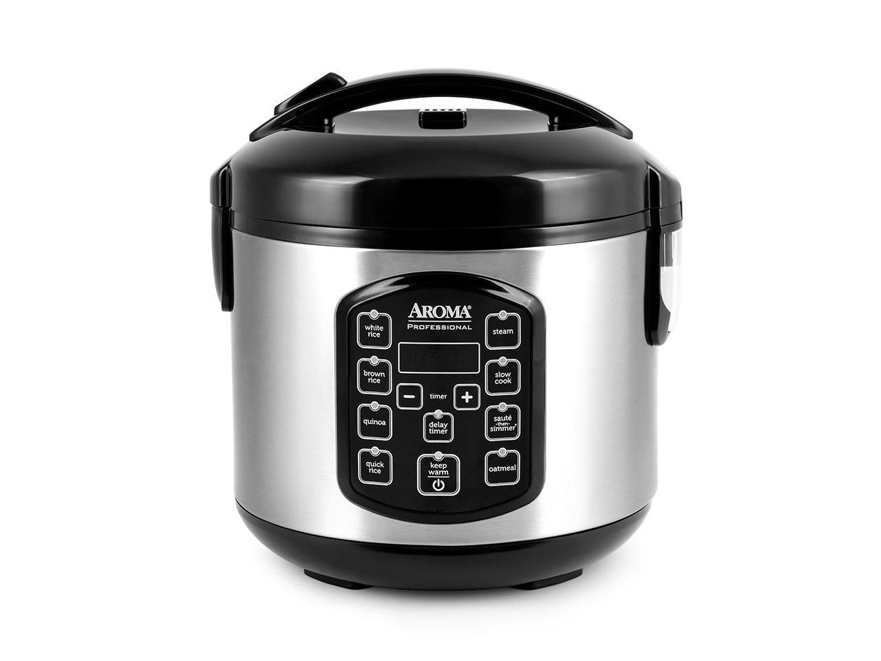 Aroma Housewares ARC-954SBD Rice Cooker, 4-Cup Uncooked 2.5 Quart ...