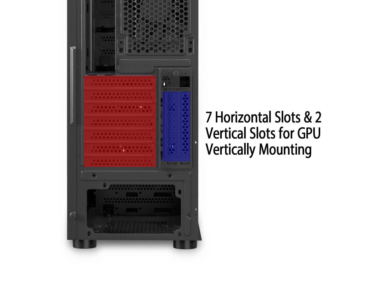 Classico Storage Case ATX Computer Case Mid Tower with 3x140mm &1x