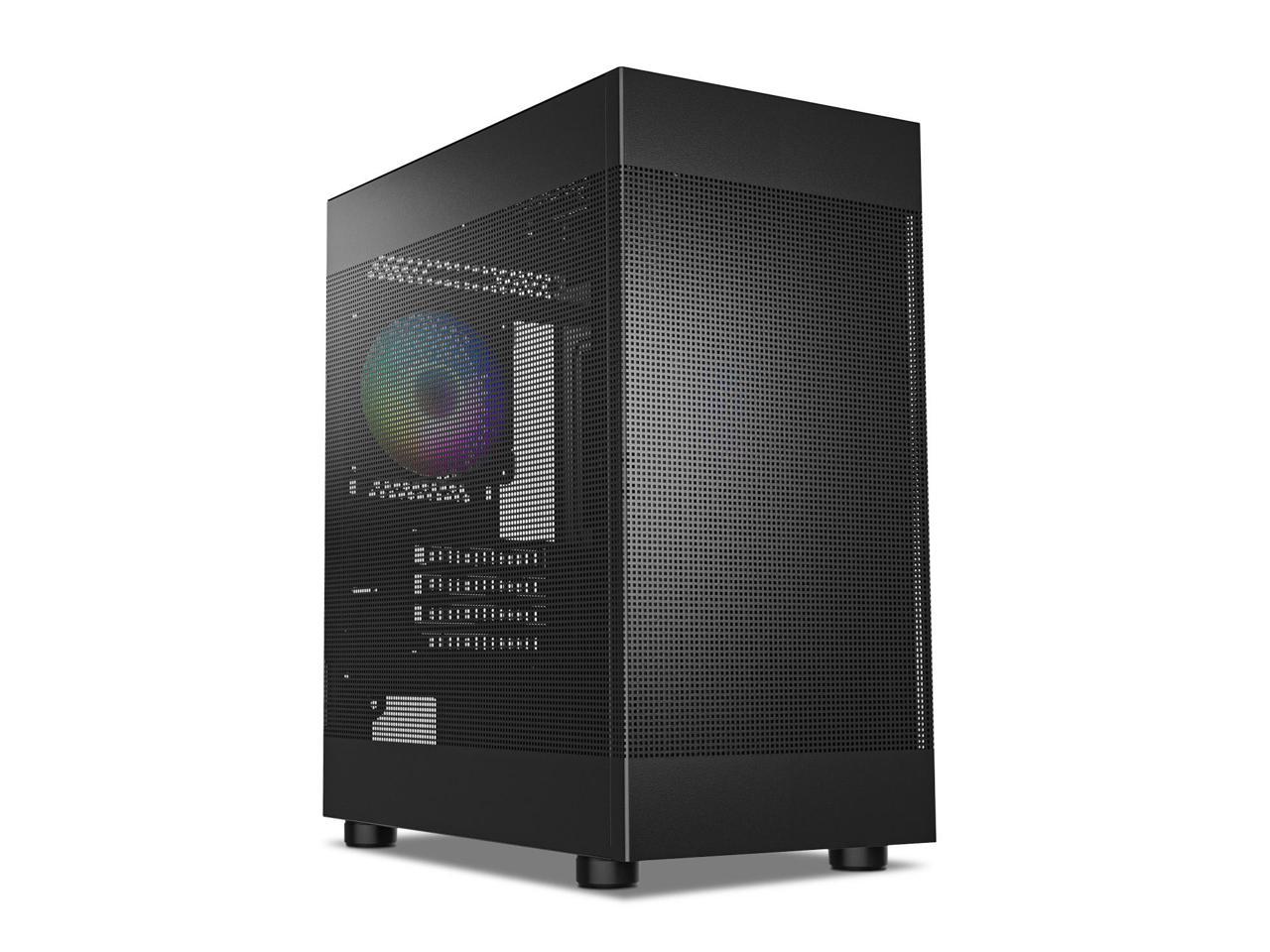 DARKROCK MH200 Black PC Computer Case for Office Work Mid-Tower Micro ...