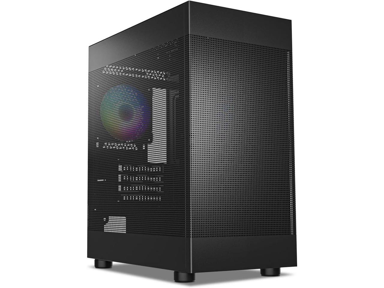 DARKROCK MH200 Black PC Computer Case for Office&Gaming Compact Mid ...