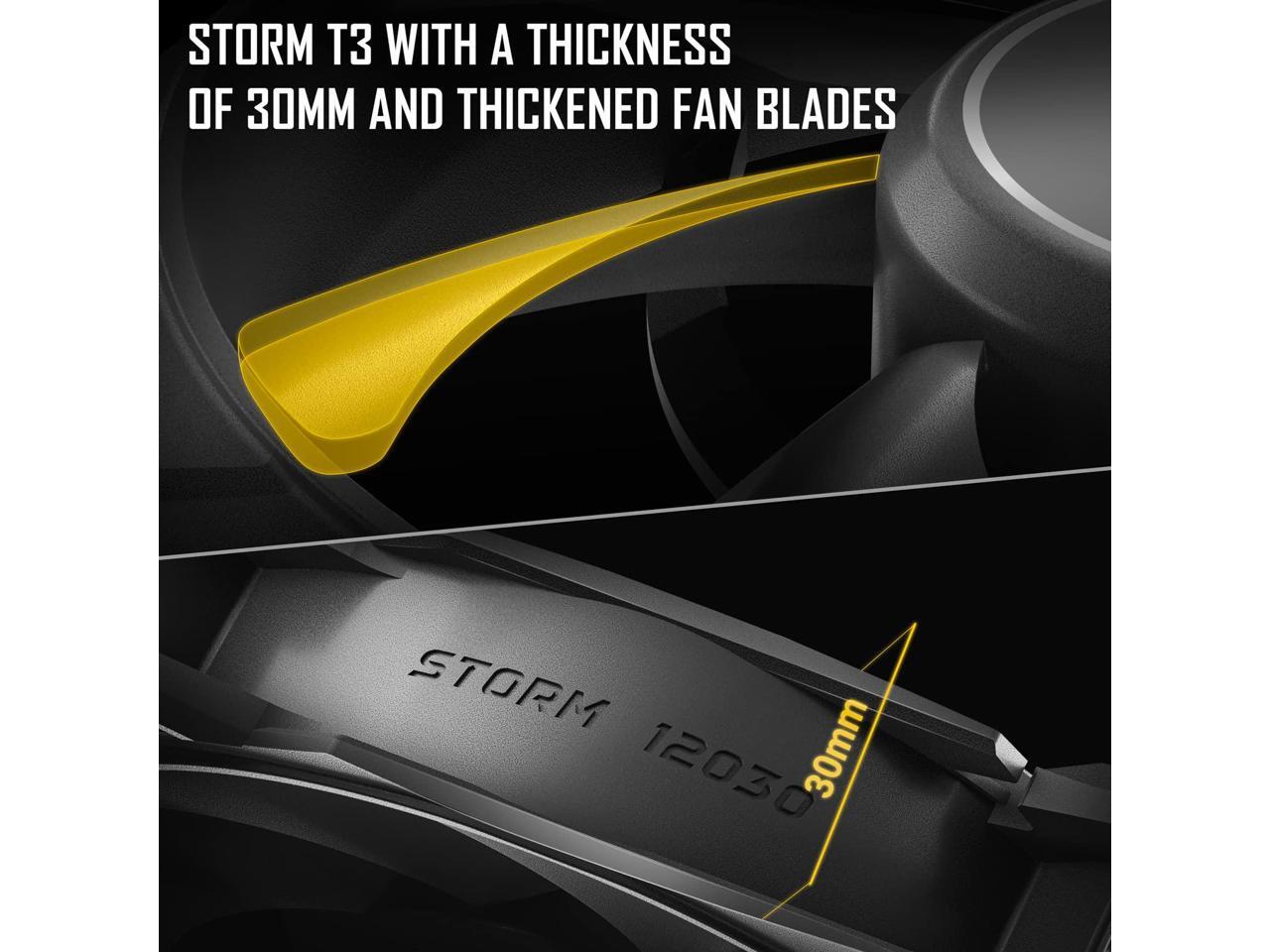 Antec 30mm Thickness Fans, 120mm x 30mm Case Fans, Storm T3, PWM PC